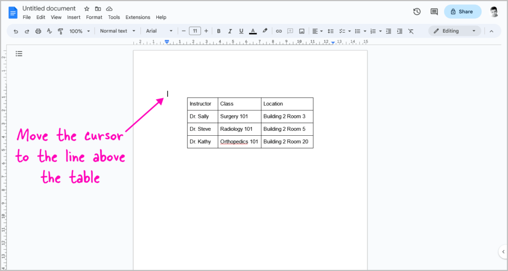 How to Copy Tables in Google Docs
