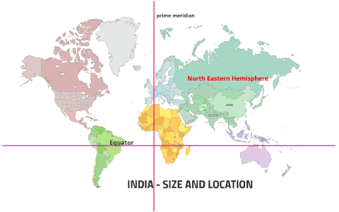 india is in which hemisphere