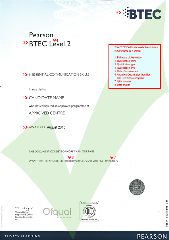 Where To Find BTEC Registration Number