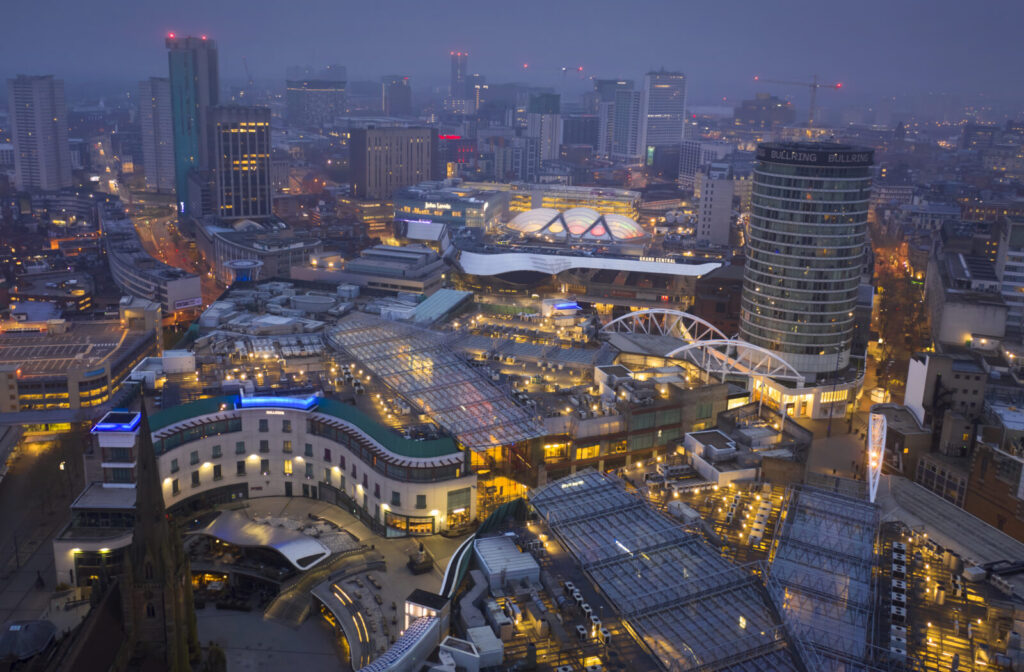 What famous places make Birmingham a big city