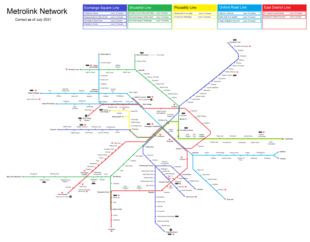 The Evolution of Manchester's Tram Network