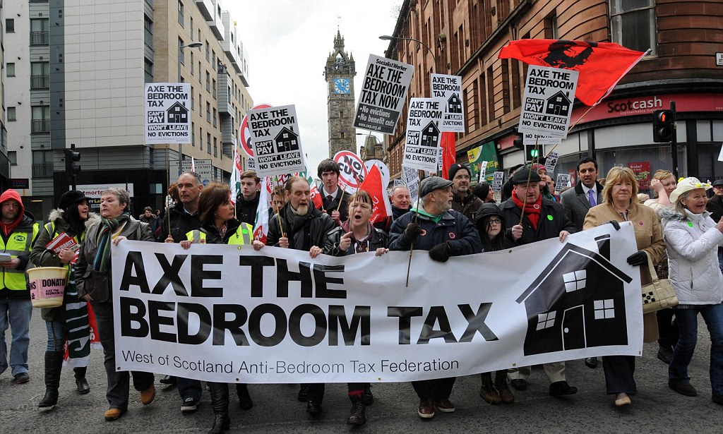 Bedroom tax - number of bedrooms allowed